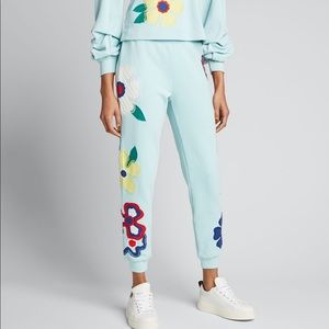 Alice + Olivia embroidered joggers